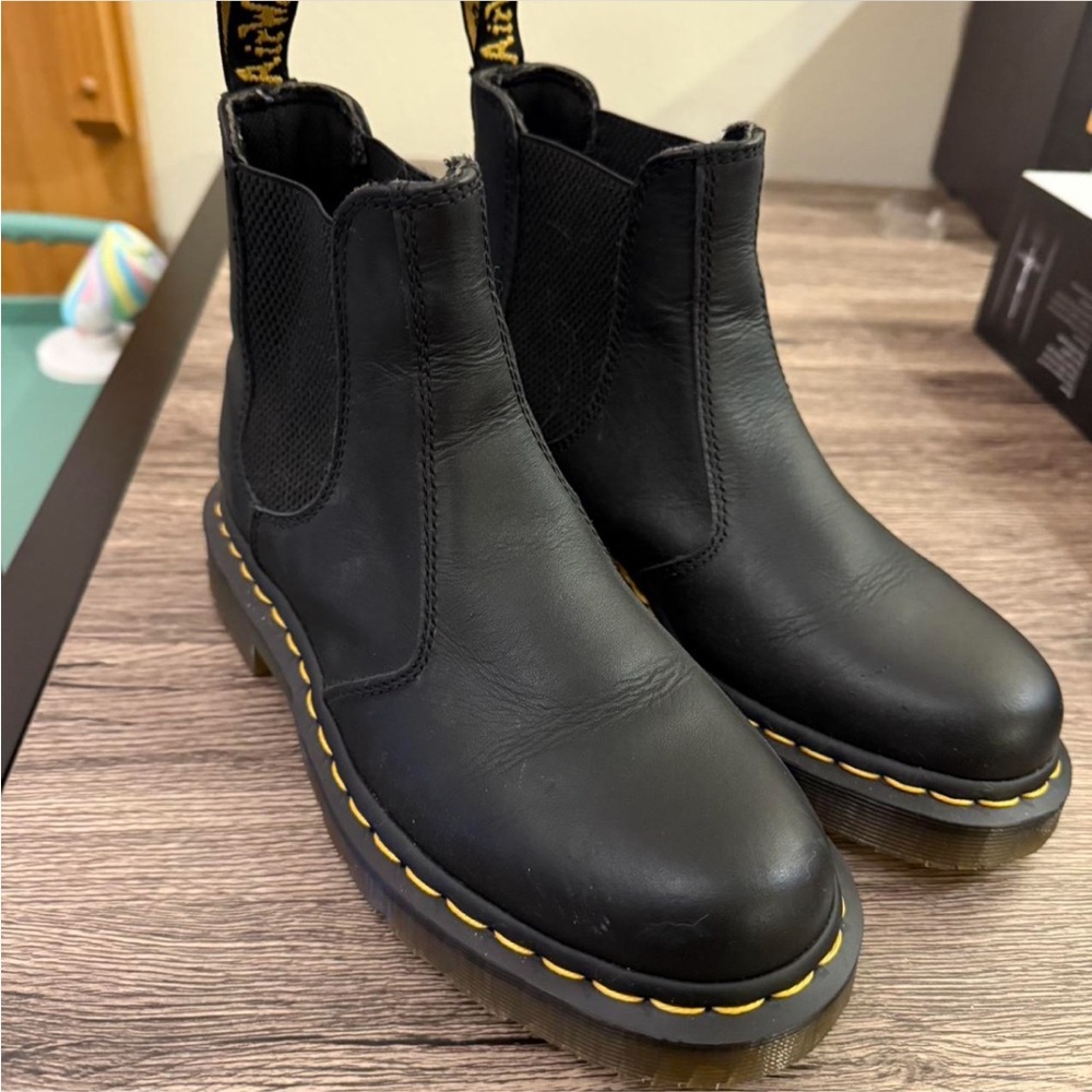 Dr. Martens Black Leather Boots